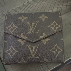 Louis Vuitton Elise Bifold Mongram Compact Double Sided Leather Wallet